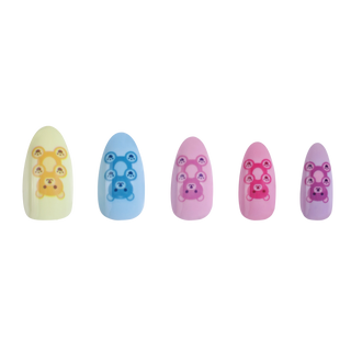 Gummy Bear Almond Press-on Nails