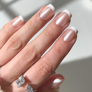 French Tips Press On Nails