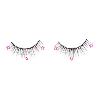 Pink Floral Lashes