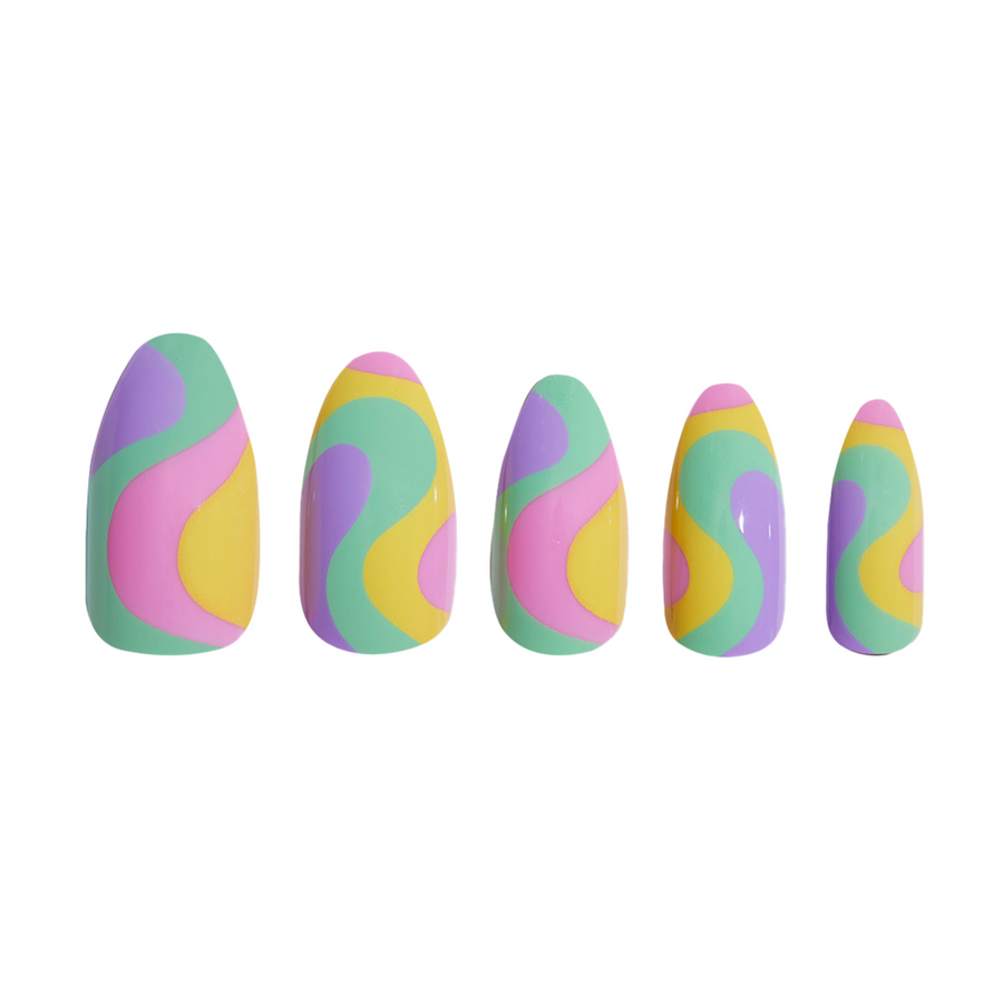 Unboxed Swirly Press-on Nails