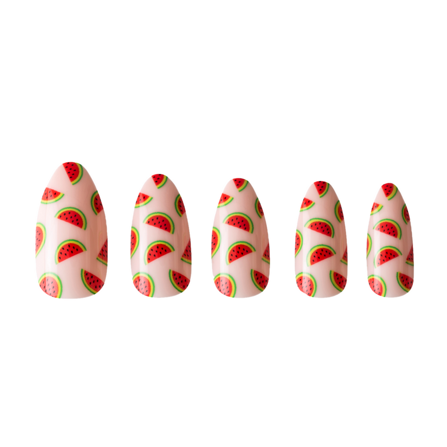 Unboxed One in a Melon Press-on Nails