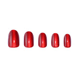 Unboxed Red Ruby Press-on Nails