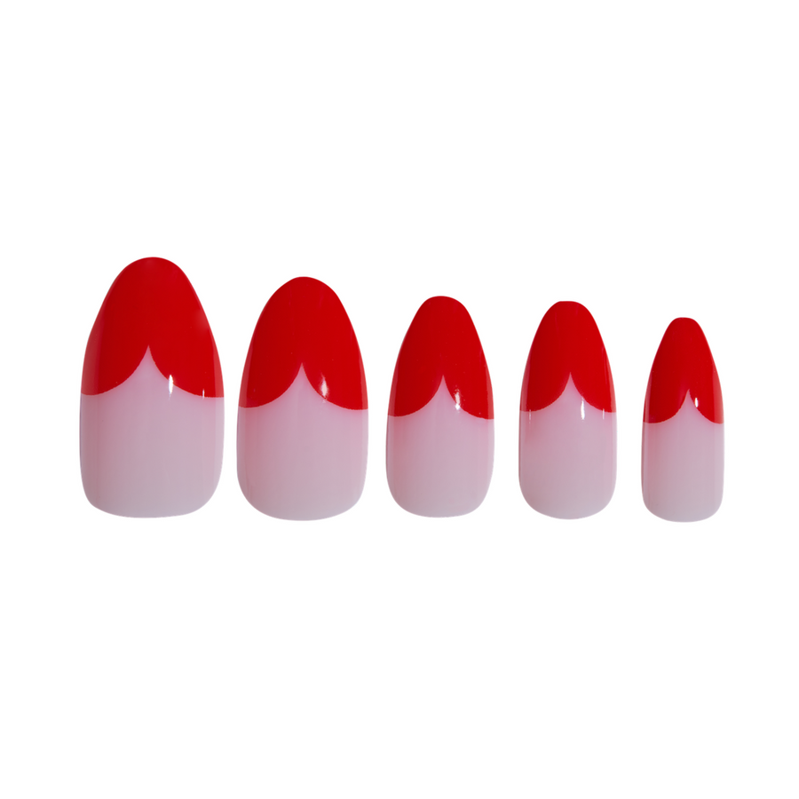 Unboxed Queen of Hearts Press-on Nails