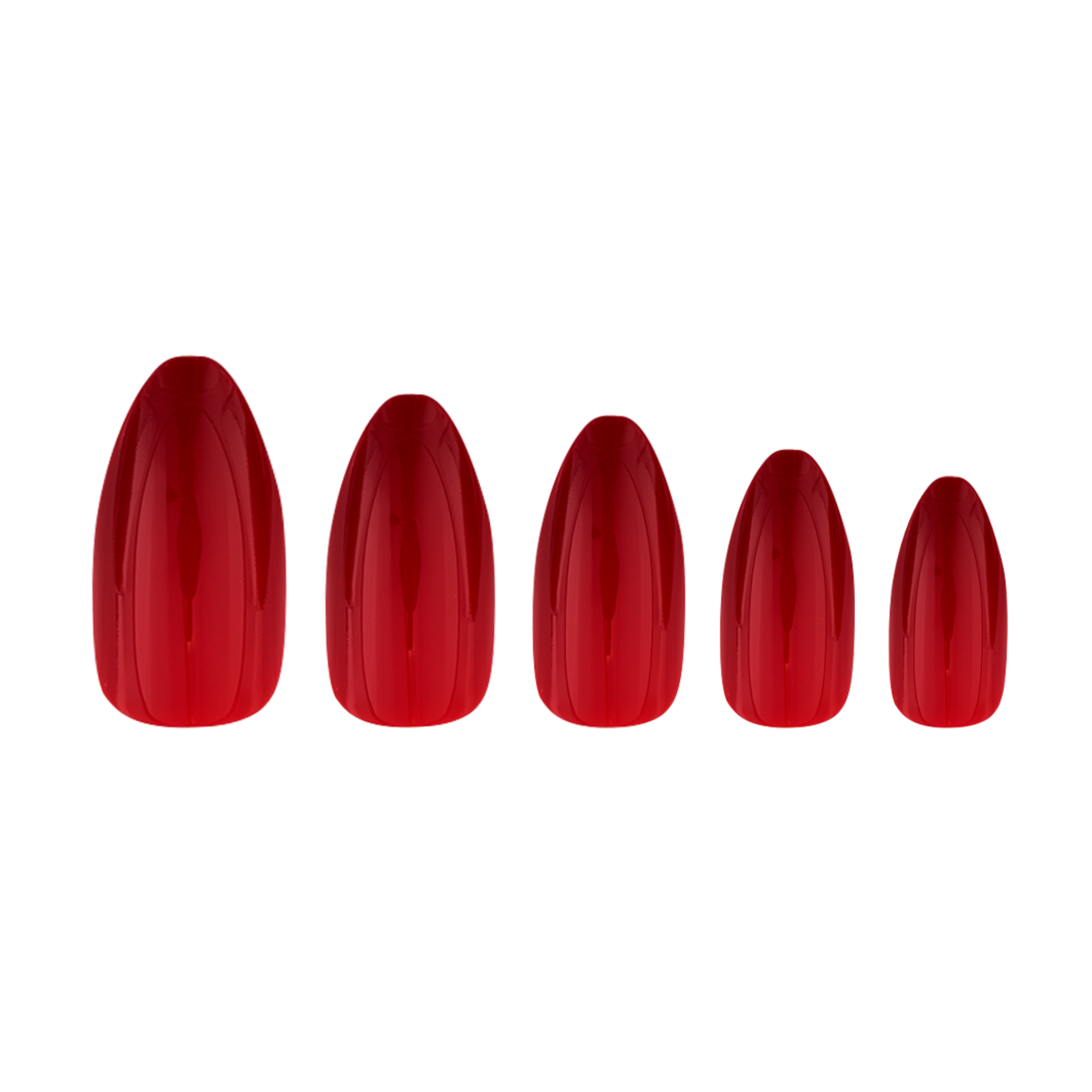 Unboxed True Red Press-on Nails