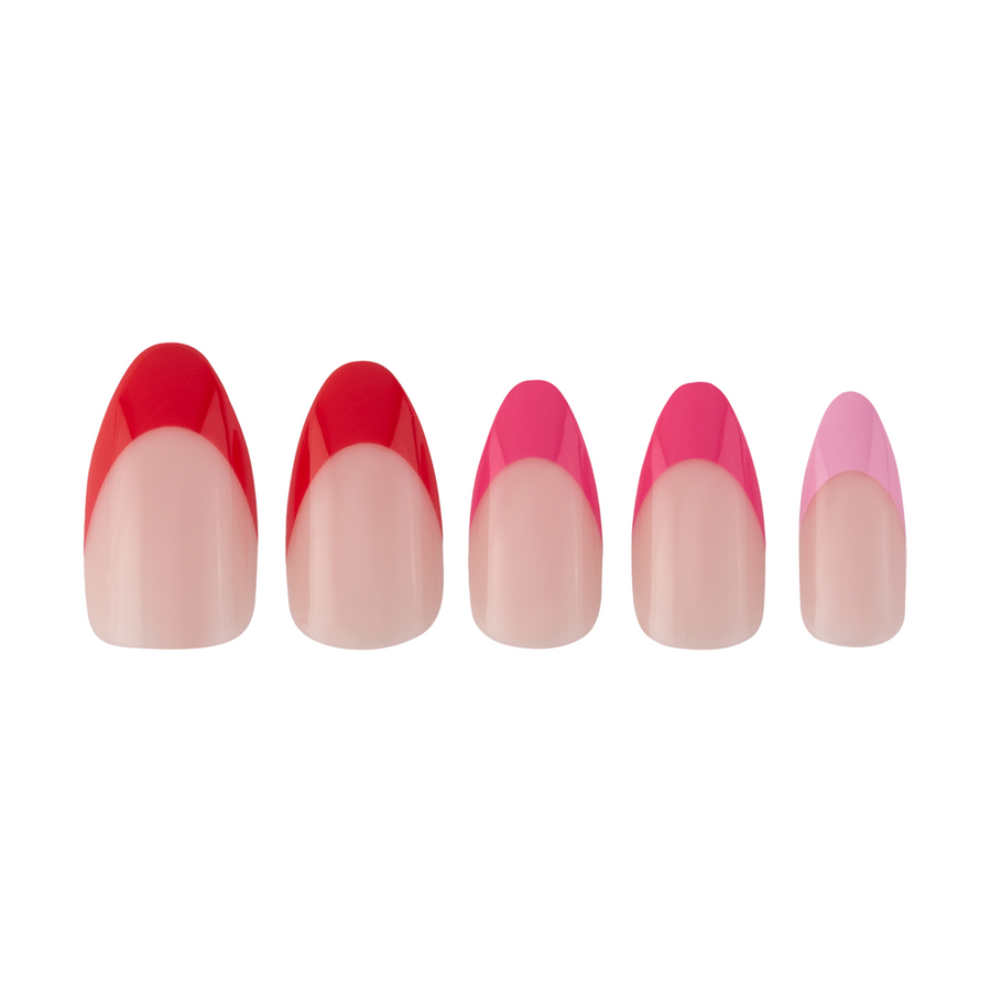 Unboxed Pink Tips Press-on Nails