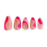Unboxed Pink Sherbert Press-on Nails
