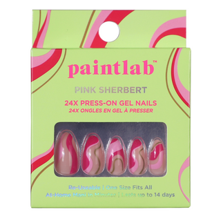Pink Sherbert Press-on Nails
