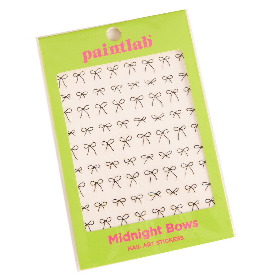 Paintlab Midnight Bows Nail Stickers Packaging