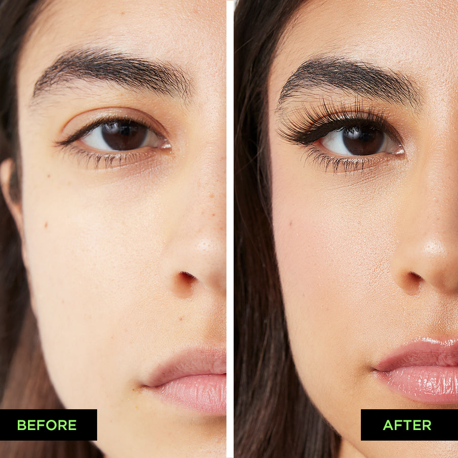 It Girl Magnetic Eyelashes - Before and After