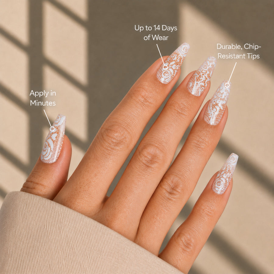 Beige Lace Coffin - PaintLab