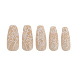 Beige Lace Coffin - PaintLab
