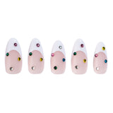 Bejeweled Almond Press-On Nails - PaintLab
