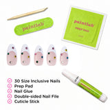Bejeweled Almond Press-On Nails - PaintLab