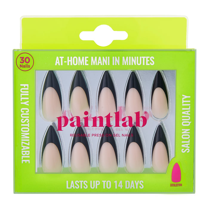 Black Stiletto Press-On Nails - PaintLab