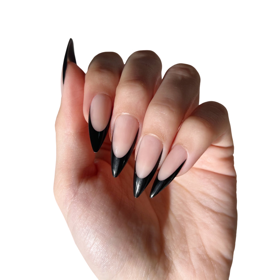 Black Stiletto Press-On Nails - PaintLab