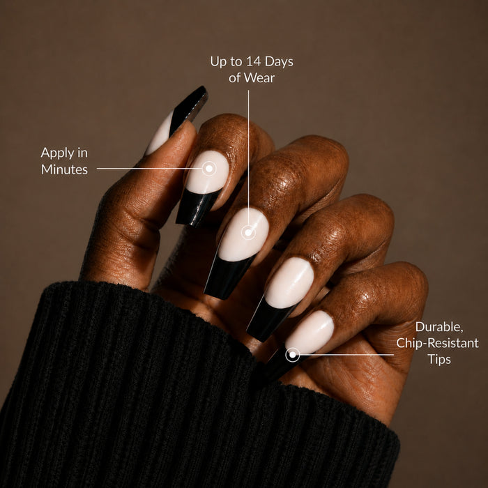 Black Swan Coffin Press-On Nails - PaintLab