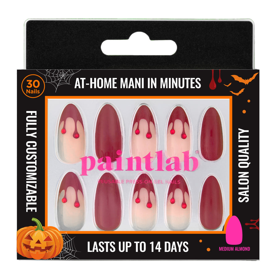 Bloody Good Almond Press-On Nails - PaintLab