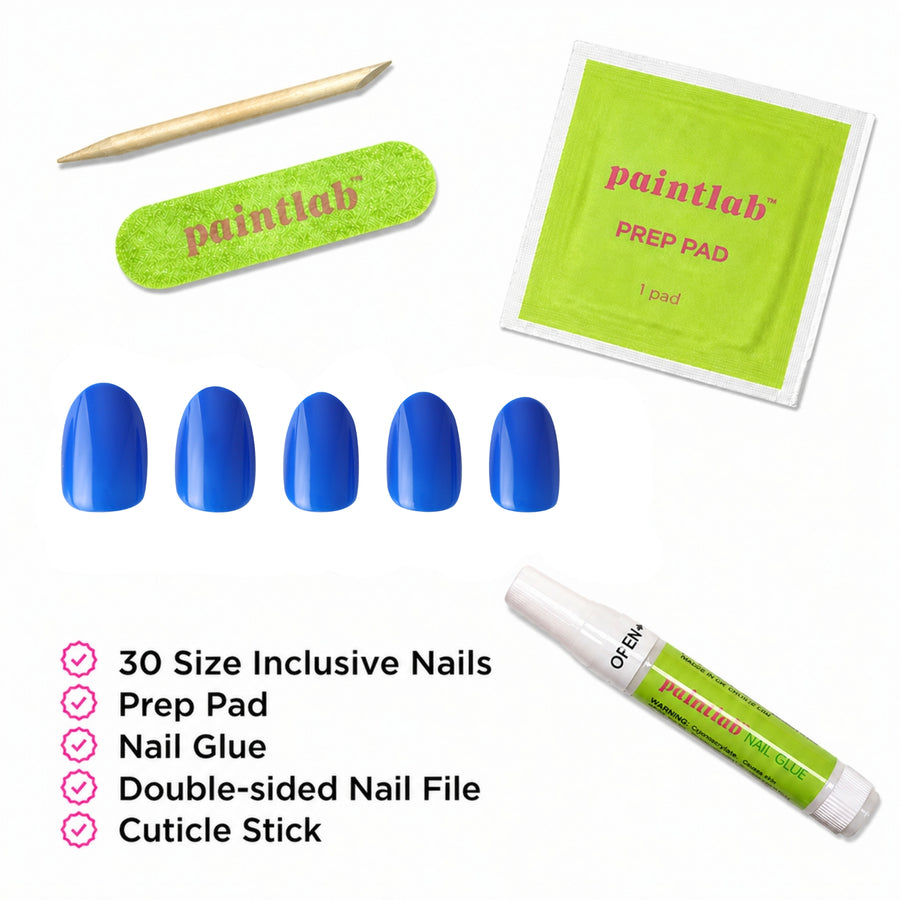 Blue Boom Press-On Nails - PaintLab