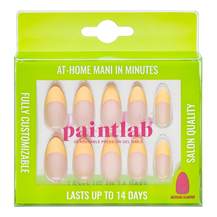 Butter Yellow Chrome Press-On Nails - PaintLab