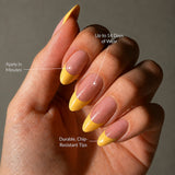 Butter Yellow Chrome Press-On Nails - PaintLab