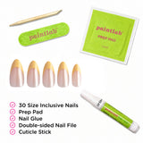 Butter Yellow Chrome Press-On Nails - PaintLab