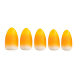 Candy Corn Almond Press-On Nails - PaintLab