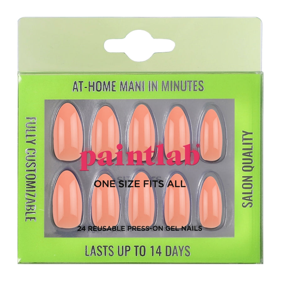 Cantaloupe Almond Press-On Nails - PaintLab
