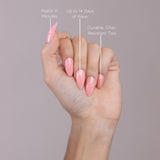Cantaloupe Almond Press-On Nails - PaintLab