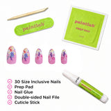 Capri Almond Press-On Nails - PaintLab