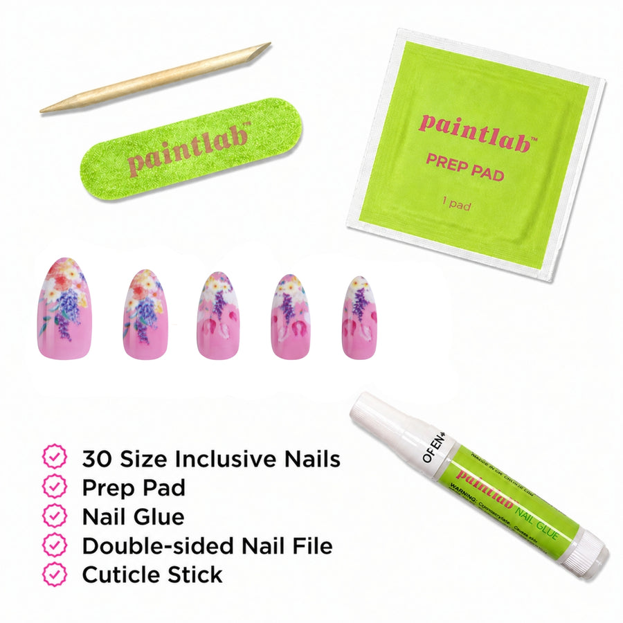 Capri Almond Press-On Nails - PaintLab