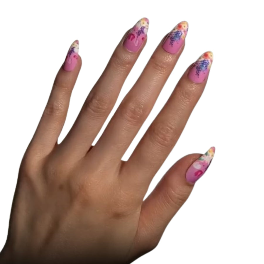 Capri Almond Press-On Nails - PaintLab