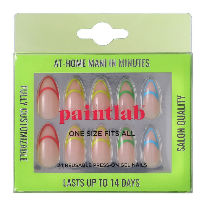 Check You Out Almond Press-On Nails - PaintLab