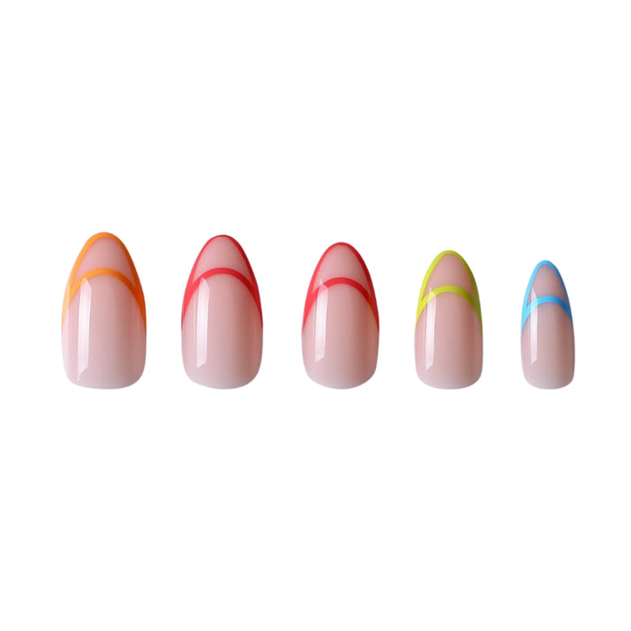 Check You Out Almond Press-On Nails - PaintLab