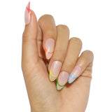 Check You Out Almond Press-On Nails - PaintLab