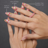 Cherry Bomb Almond Press-On Nails - PaintLab