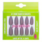 Chocolate Glaze Almond Press-On Nails - PaintLab