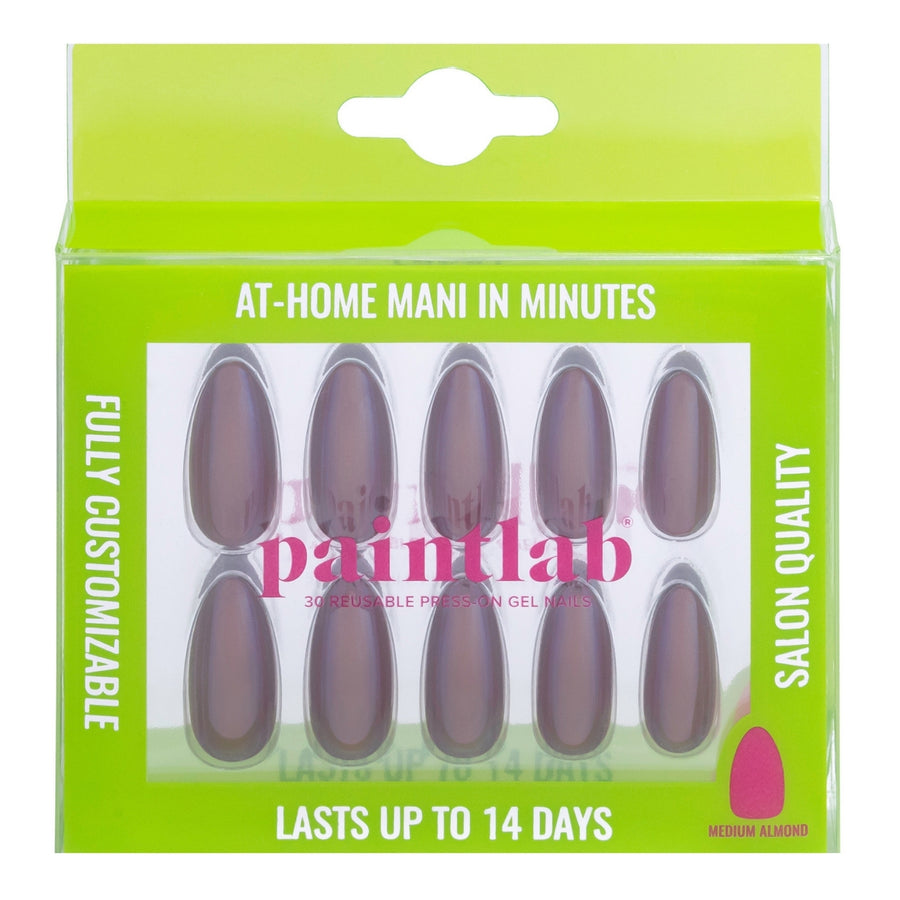 Chocolate Glaze Almond Press-On Nails - PaintLab