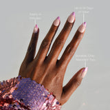 Chrome Pink Tips Short Almond Press-On Nails - PaintLab