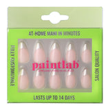 Chrome Silver Tips Short Almond Press-On Nails - PaintLab