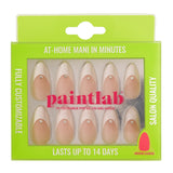 Diamond French Almond Press-On Nails - PaintLab