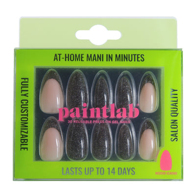 Disco Ball Almond Press-On Nails - PaintLab