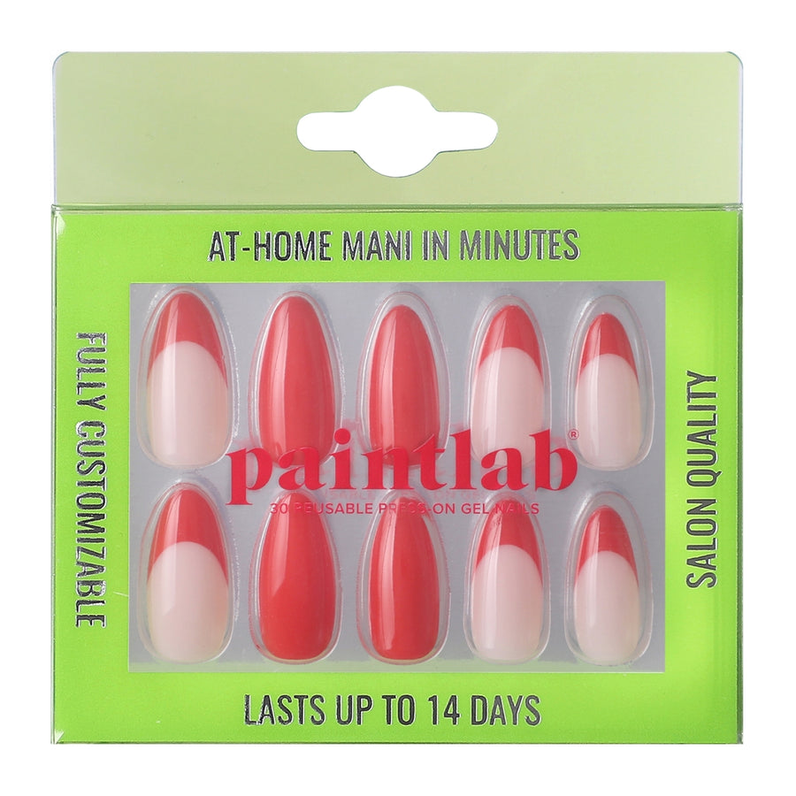 First Class Almond Press-On Nails - PaintLab