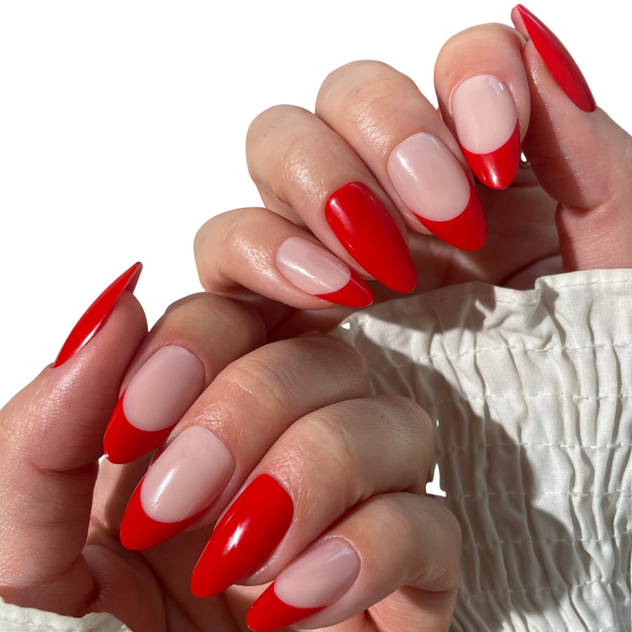 First Class Almond Press-On Nails - PaintLab