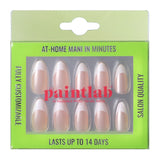 French Chrome Almond Press-On Nails - PaintLab