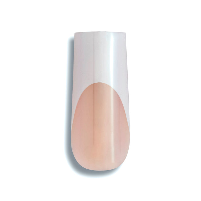French Chrome Square Press-On Nails - PaintLab