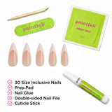 French Stiletto Press-On Nails - PaintLab