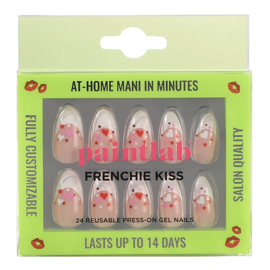 Frenchie Kiss Almond Press-On Nails - PaintLab