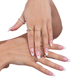 Frenchie Kiss Almond Press-On Nails - PaintLab