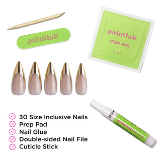 Gold Chrome Stiletto - PaintLab