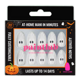 Ghostie Short Almond Press-On Nails - PaintLab